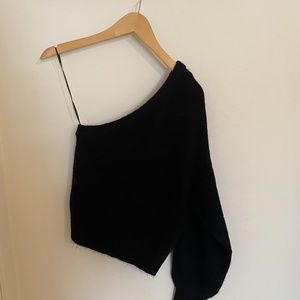 Oak and Fort One Shoulder Sweater